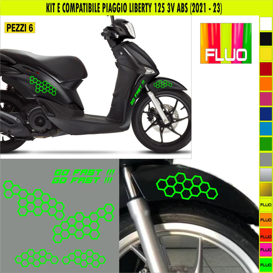 Adesivi Riflettenti Per Moto Liberty - Impermeabili, Decorativi Adesivi Riflettenti Per Moto Liberty - Impermeabili, Decorativi