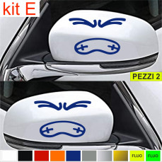 KIT E Set 2 Adesivi FACCIA...