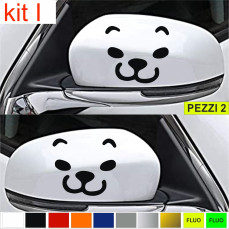 KIT I Set 2 Adesivi FACCIA...