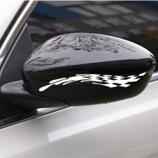 Set 2 Stripes Strisce Adesivi SPECCHIETTI ESTERNI AUTO-CAR universali disponibili in moltissimi colori ANCHE FLUO Cod.2208