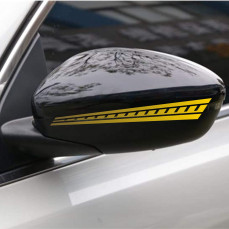Set 2 Adesivi SCACCHIERA RACING SPECCHIETTI ESTERNI AUTO-CAR universali disponibili in moltissimi colori ANCHE FLUO Cod.2217