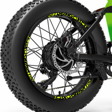 Kit adesivi Cerchi bici Fat Bike MTB 20''pollici Ruote Mountain vari colori cod.2106