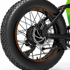 Kit adesivi Cerchi bici Fat Bike MTB 20''pollici Ruote Mountain vari colori cod.2107