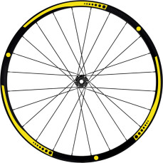 Adesivi Riflettenti Per Cerchioni Bici – Set Frecce Nere Per Mountain Bike 26-29 Pollici, Visibilità Notturna