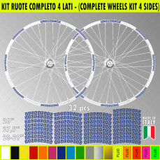 Kit adesivi per Cerchi Bici 26 - 27,5 - 28- 29 Pollici Ruota MTB Mountain Bike vari colori ANCHE FLUO Cod.MTB022