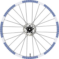 Kit adesivi per Cerchi Bici 26 - 27,5 - 28- 29 Pollici Ruota MTB Mountain Bike vari colori ANCHE FLUO Cod.MTB022