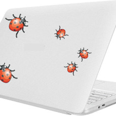 Kit adesivi 24 COCCINELLE universale compatibile con auto moto c.1797