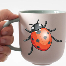 Kit adesivi 24 COCCINELLE universale compatibile con auto moto c.1797