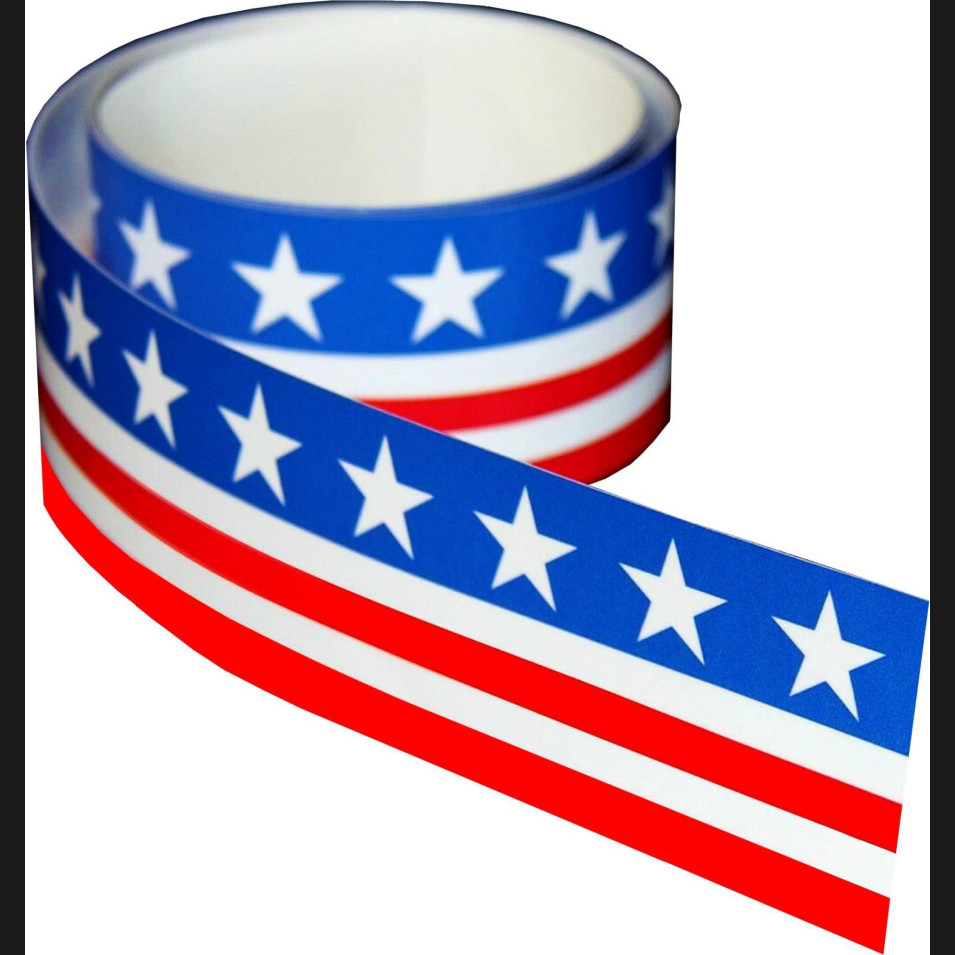 Fascia banda adesiva bandiera america americana stelle strisce in10 misure 2112