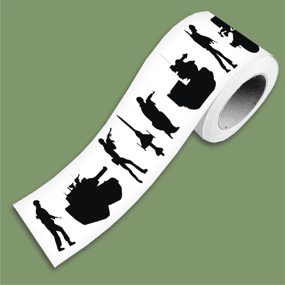 Fascia banda adesiva adesivi italia MILITARE PROIETTILE FUCILE ARMI ARMY decalcomania moto casco cod.2271