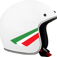 2 Adesivi stickers bandiera ali italia tricolore auto moto portatile Casco Cod. 2240