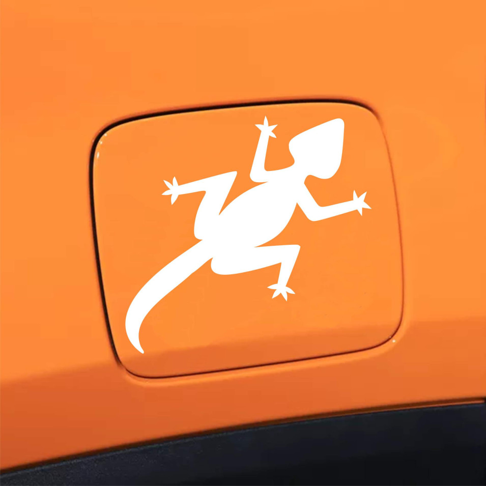 Kit Adesivo GECO GEKO sportello tappo serbatoio Fuoristrada 4X4 Renegade Offroad Stickers decalcomania cod. 2286