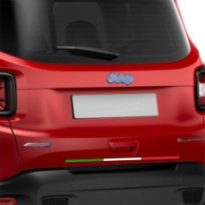 Kit Adesivi strisce BAGAGLIAIO TRICOLORE ITALIA striscia posteriore dietro portellone Fuoristrada Jeep Renegade c.2308