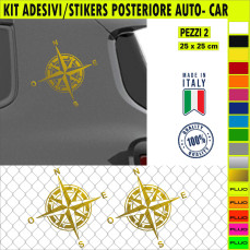 Kit 2 adesivi portiera retro C compatibile Renegade wrangler 4x4 Cod.2344