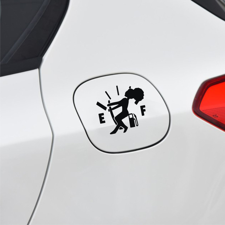Set Di 6 Adesivi "Diesel Only" / "Benzina" - Sticker Per Tappo Benzina Auto E Moto