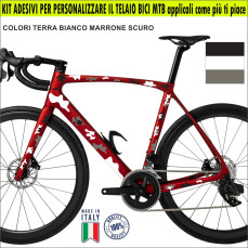 Kit 44 Adesivi Bici Protezione Camouflage Telai MTB Mountain Bike Corsa Ciclo Cross Fat Bike Downhill elettrica cod.2389