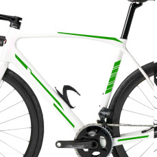 Grafiche 10 adesivi per TELAIO BICI MTB Mountain Bike adattabili a tutti i telai, vari colori ANCHE FLUO Cod.2189
