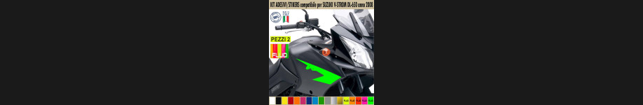 adesivi grafiche decalcomania moto SUZUKI V-STROM DL-650 2008