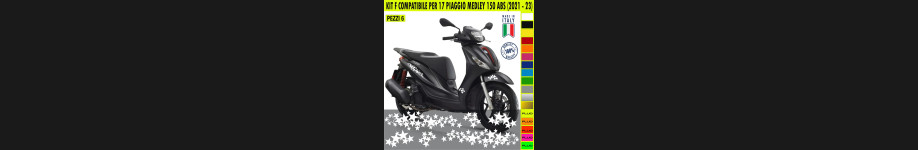 Adesivi decal stickers per PIAGGIO VESPA MEDLEY 150 ABS