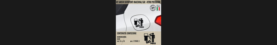 adesivi universali auto gatti teschio bandito limited edition